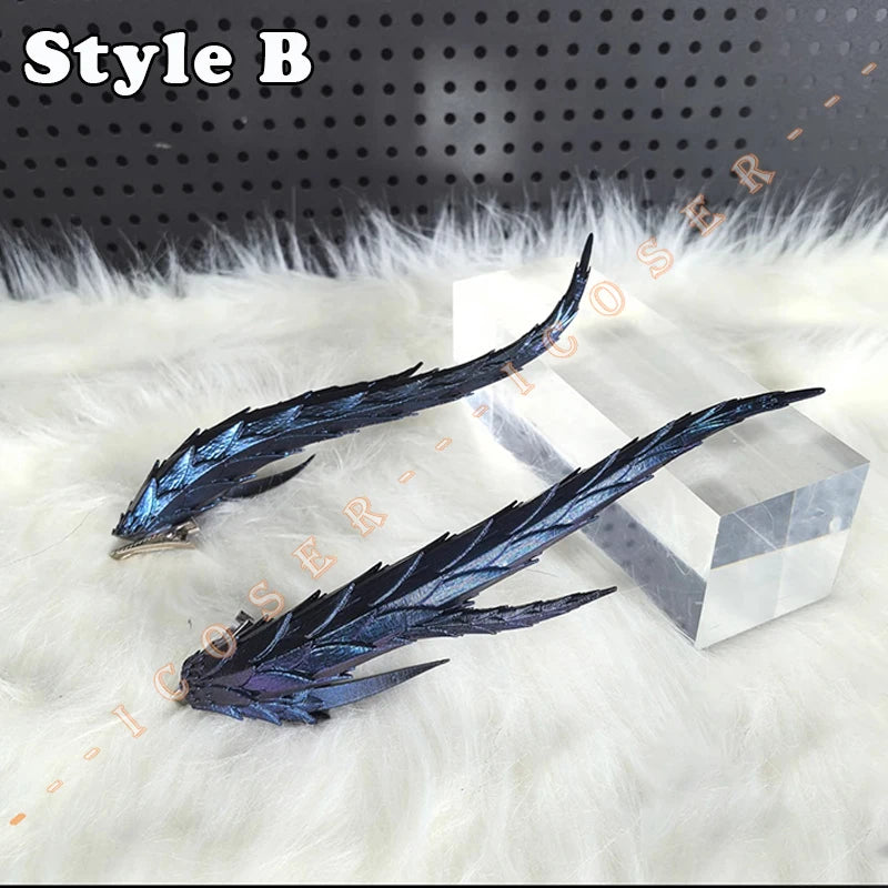 Anime Movies Nezha 2 Ao Run Cosplay Loong Horns Headwear Props Accessory Nezha Mo Tong Nao Hai Halloween Party for Women Gifts