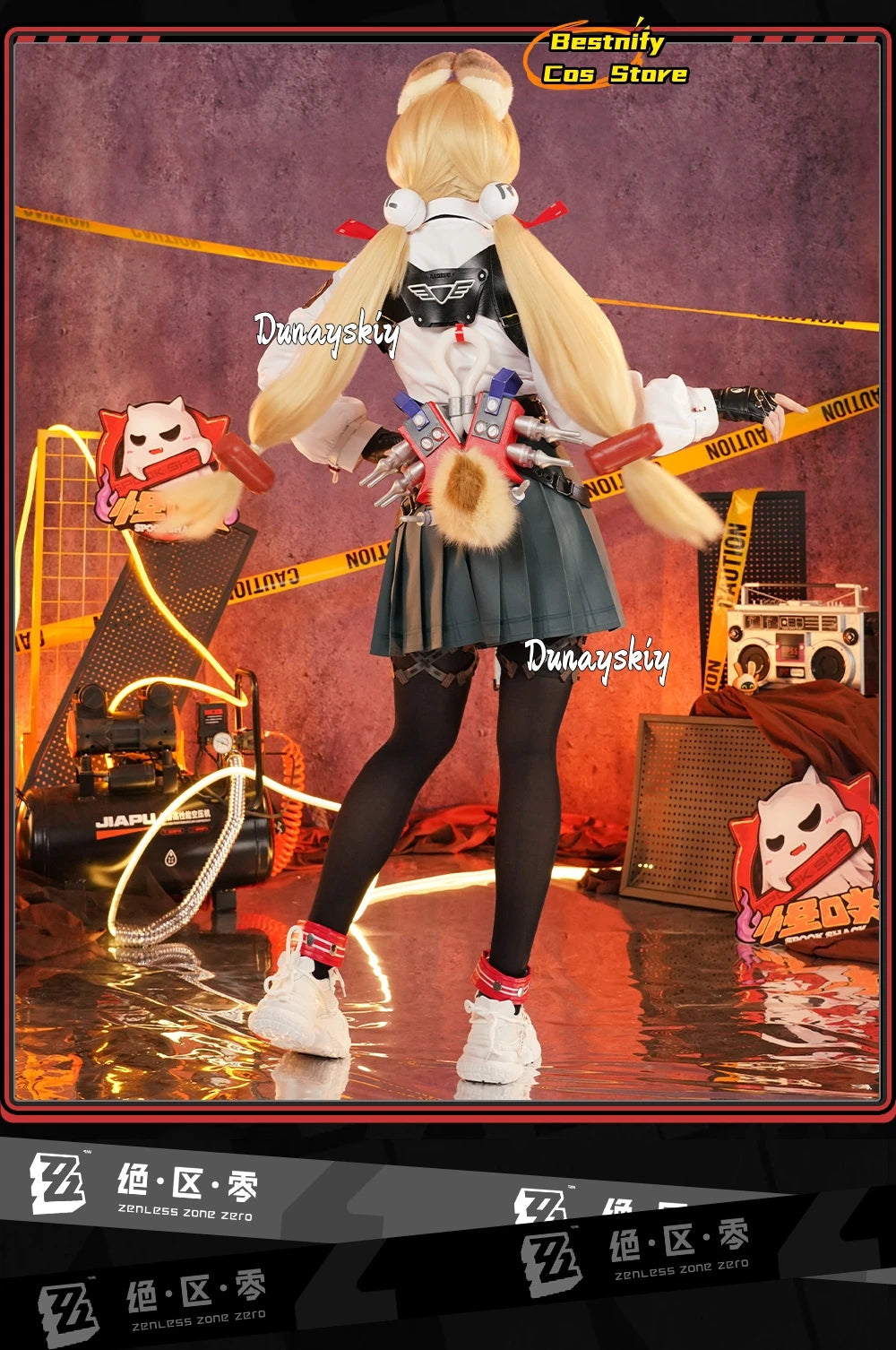 Anime Game Alice Thymefield Cosplay Costume Set S-XL Polyester