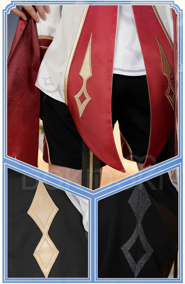 Dahlia Cosplay Costume Game Genshin Impact【S-2XL】DokiDoki-R Mondstadt Dahlia Cosplay Men Costume Halloween Plus Size