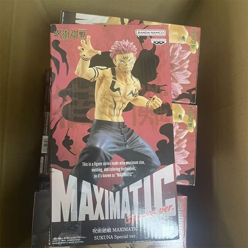 Bandai In Stock Original Banpresto Jujutsu Kaisen Ryomen Sukuna Pvc 21Cm Anime Action Figure Model Collection Boxed Toys Gifts