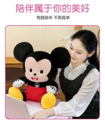 Cartoon Mickey Mouse Plush Toy Couple for Kids Birthday Xmas Gift Wedding Bed Doll Valentines Minnie Present Arcade Stuffed toy