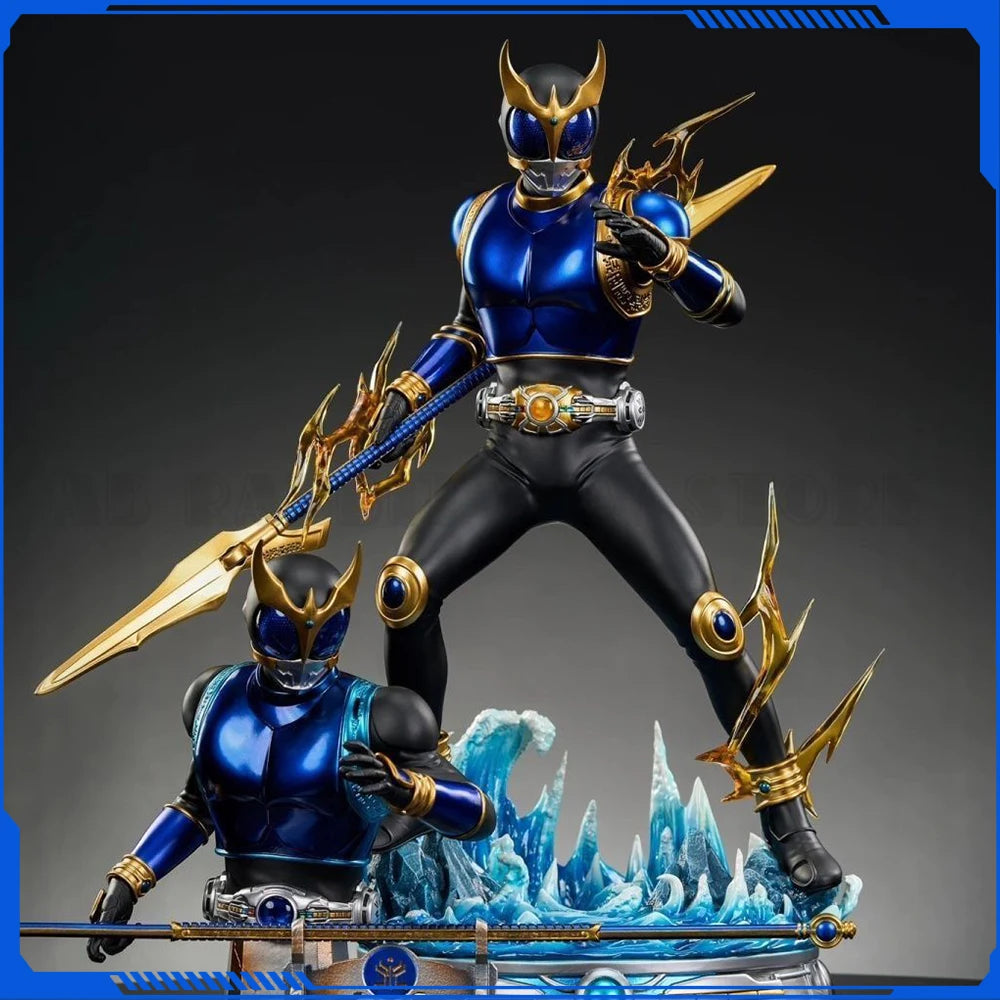 38cm Masked Rider Kuuga Rising Dragon Form Anime Figure Kamen Rider Figurine Collection Statue Model Ornament Room Desk Toy Gift
