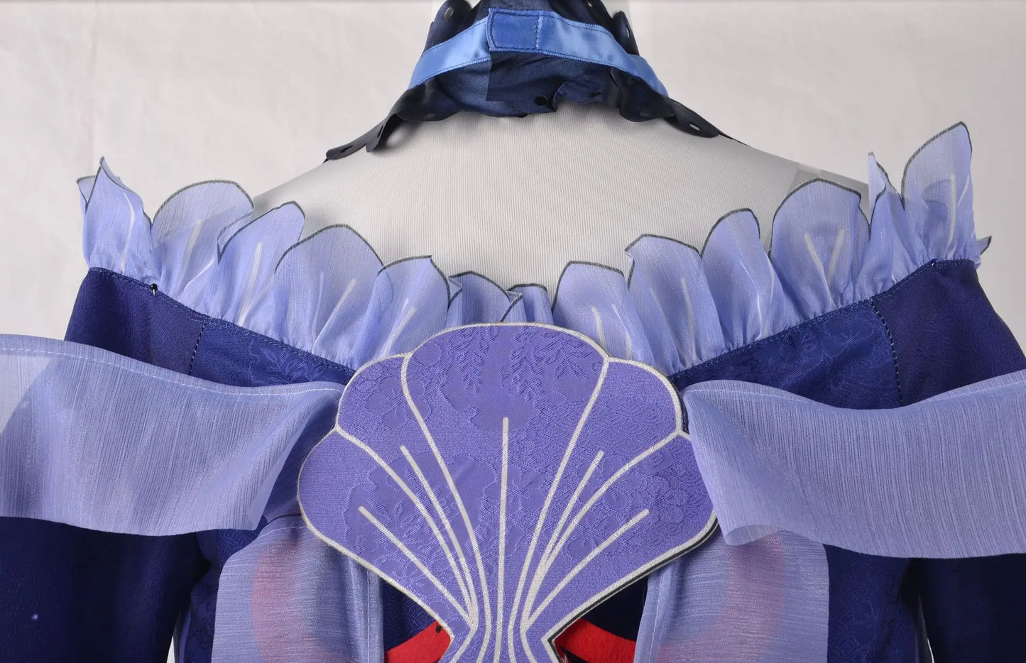 Genshin Impact Sangonomiya Kokomi Cosplay Costume Set Polyester Nylon