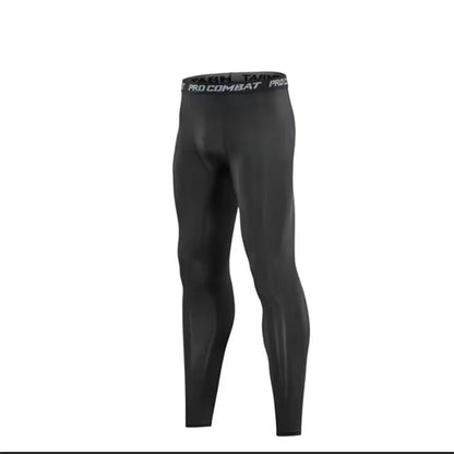 5 Fruit/Set Men’s Compression Sports Suits Gym Running Jogging Tight Training Pants - Brown / XL