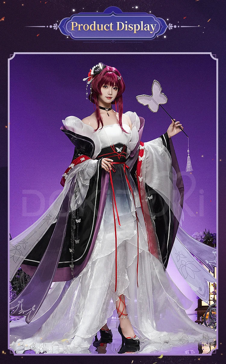 Kafka Doujin Cosplay Costume Game Honkai: Star Rail DokiDoki-SR HSR Costume Kafka Cosplay Women Doujin Dress
