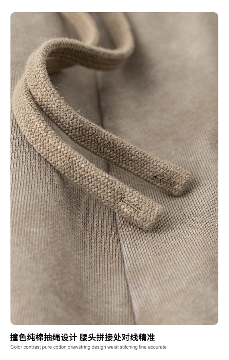 ZODF New 2025 Men Summer Loose Edge Washed Cotton Shorts Unisex Retro High Street Distressed 330gsm Shorts Brand Clothes HY1056