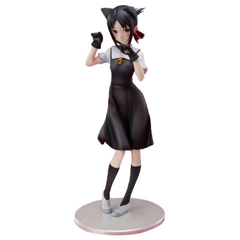 22cm Kaguya-Sama Love Is War Fujiwara Chika Rabbit Model Anime Game Figure Kawaii Girl Doll Decoration - Shinomiya