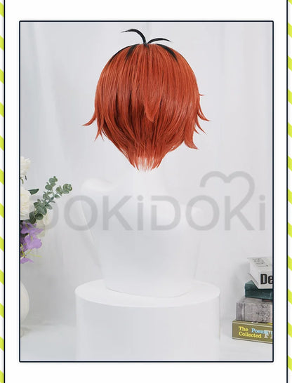 IN STOCK Himmel Stark Heiter Wig Anime Frieren: Beyond Journey's End Cosplay DokiDoki Men Wreath Blue Short Hair Heat Resistant