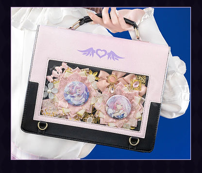 Sunday Elysia Doujin Bag Game Honkai Star Rail DokiDoki Sunday Cosplay Props School Bag HSR Itabag Halloween