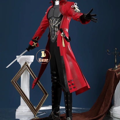 Honkai Star Rail Fate Archer Cosplay Costume Wig Uniform Coat Outfit Festival Halloween Party for Women Girls Carnival iCoser