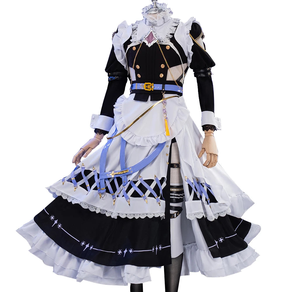 Blade Cosplay Costume Game Nu: Carnival Cosplay【S-2XL】DokiDoki-R Men Sexy Maid Costume Dress Blade Halloween Cosplay Plus Size