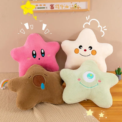 New Kawaii 55-70cm Cartoon Bedroom Pentagram Children's Pillow Backrest Cute Plush Toy Boy Girl Gift