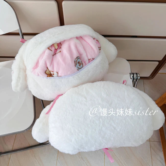 Sanrio Lolita My Melody Headrest Back Cushion Car Seat Belt Cover Stuffed Anime Kuromi Cuddly Pillow Plushies Xmas Gifts Girl