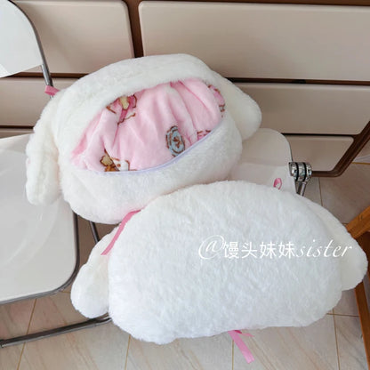 Sanrio Lolita My Melody Headrest Back Cushion Car Seat Belt Cover Stuffed Anime Kuromi Cuddly Pillow Plushies Xmas Gifts Girl