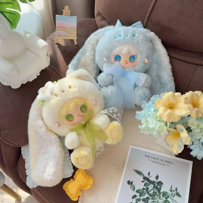 Yooki 400% Bunny'S Florall Fragments Series Vinyl Blind Box Doll Accompany Soft Plush Doll Mystery Box Desktop Ornament Toy Gift