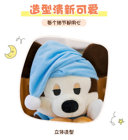 60/80/100cm Big Size Mickey Mouse Anime Plush Stuffed Doll Minnie Mouse Plushies Disney Pillow Peluche Ornaments Children's Gift