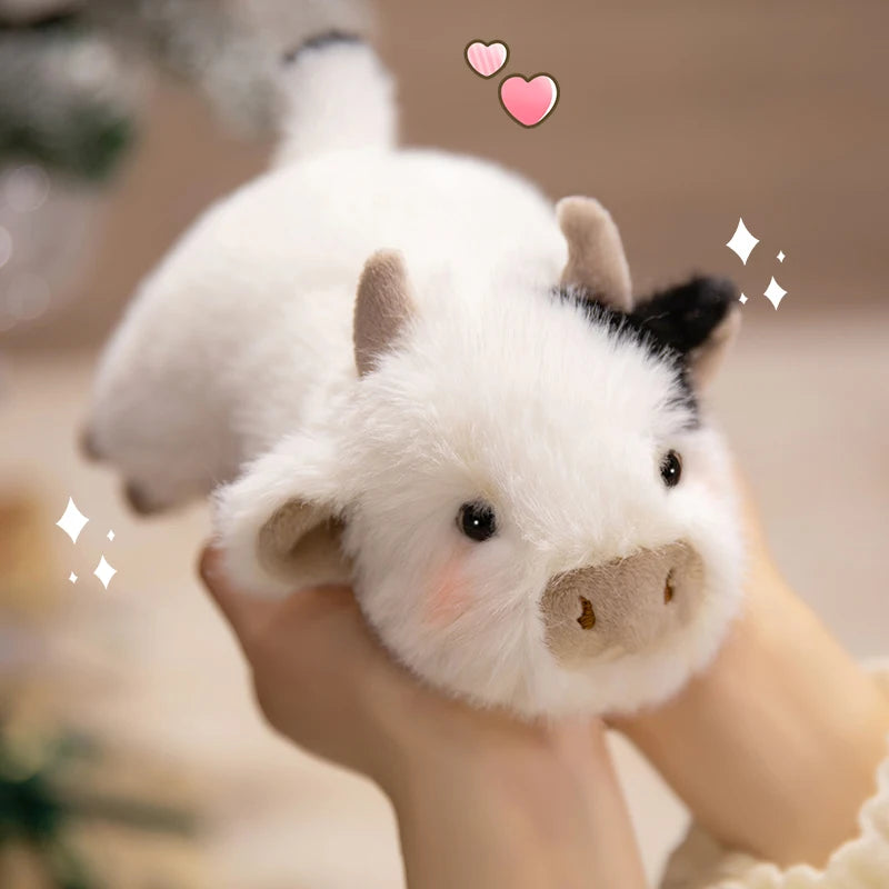 18cm Cartoon Lying Stuffed Animal Cute Horse Duck Cow Frog Plushies Kawaii Office Companion Plush Wrist Pad Wrist Support Doll