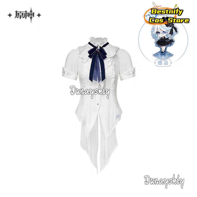 Genshin Impact Furina Cosplay Costume XS-XL Polyester Set