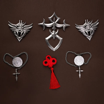 iCoser Arknights Exusiai The New Covenant Cosplay Costume Wig Uniform Luminous Headwear Halloween Party for Women Girls Carnival