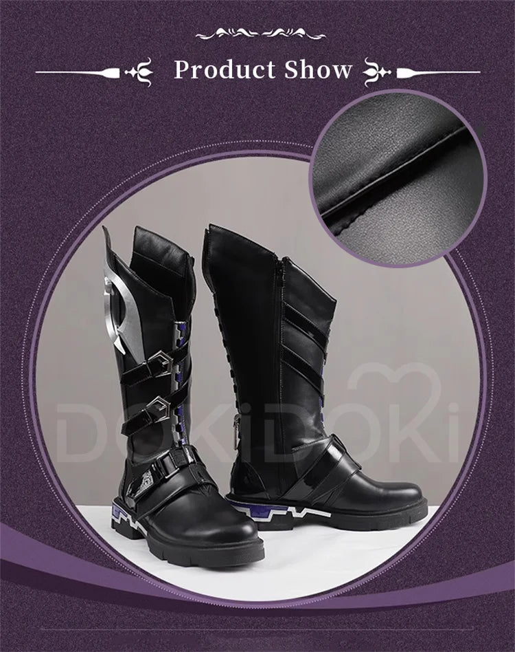 Captain Capitano Citlali Ororon Shoes Game Genshin Impact DokiDoki Men Women Capitano Cosplay Long Boots
