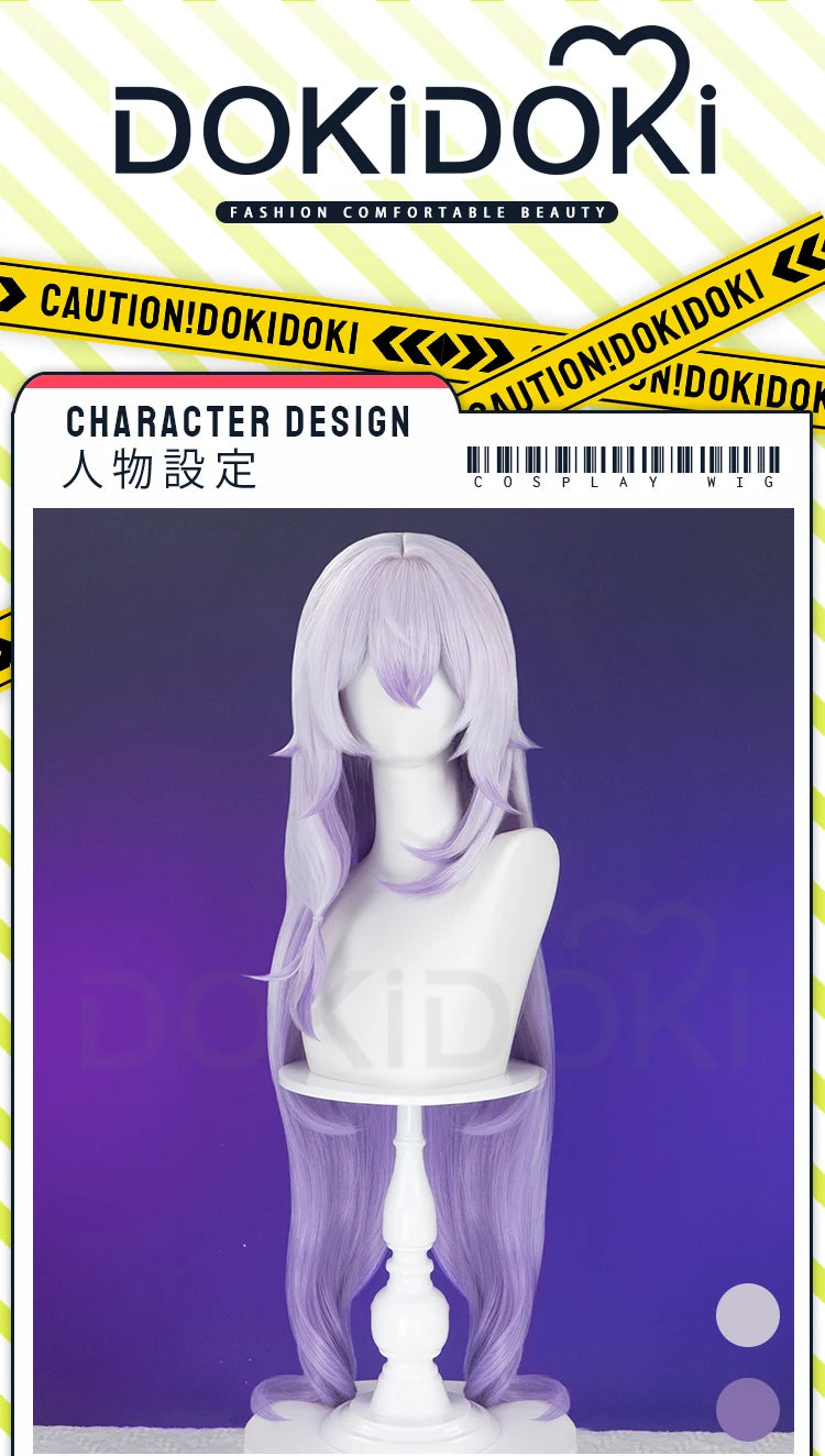 IN STOCK Black Swan Wig Game Honkai: Star Rail Cosplay Wig DokiDoki Women White Purple Long Hair Black Swan Cosplay Free Wig Cap