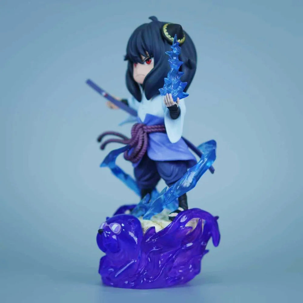 18.5cm Anime NARUTO Uchiha Sasuke PVC Action Figure Anya Forger Cosplay Statue Model Toy Gift