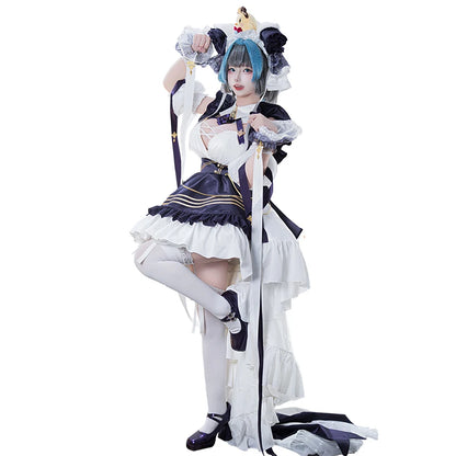 IN STOCK UWOWO Cheshire Cosplay Game Azurr Lanee Cheshire Default Cosplay Costume New outfit Halloween Costume