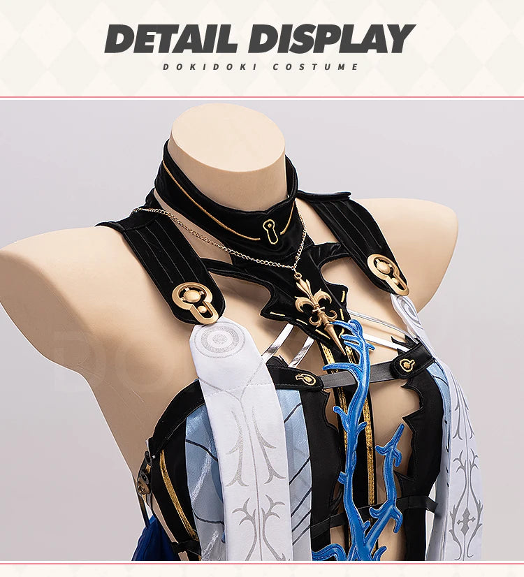 Fleurdelys Cartethyia Cosplay Costume Game Wuthering Waves【XS-3XL】DokiDoki-N Fleurdelis Dress Ears Plus Size