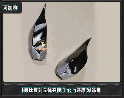 Zenless Zone Zero Lucia Cosplay Costume Wig Uniform Horns Headwear Tail Spook Shack Halloween Party for Women Girls Role Play