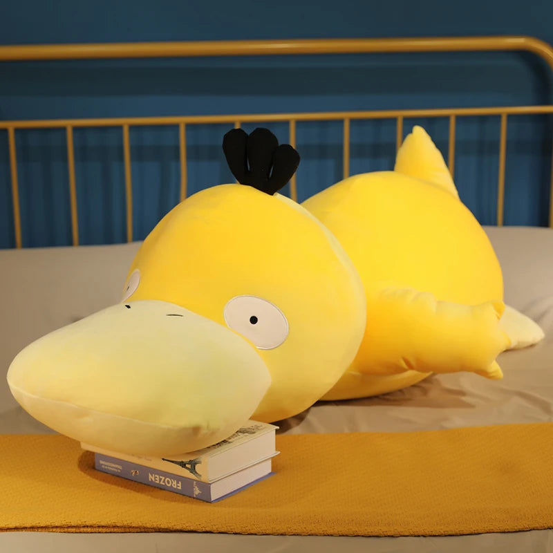 Cute Pokemon Psyduck Back Cushion Big Size Stuffed Anime Duck Plushies Sofa Bed Throw Pillow Home Decor Xmas Gifts Child Girl
