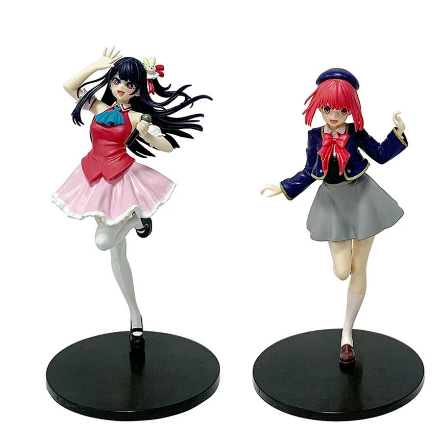 21cm [OSHI NO KO] Anime Figure Idol Singer Hoshino Ai Action Figure Kawaii Star Arima Kana Figurine PVC Collection Model Toys