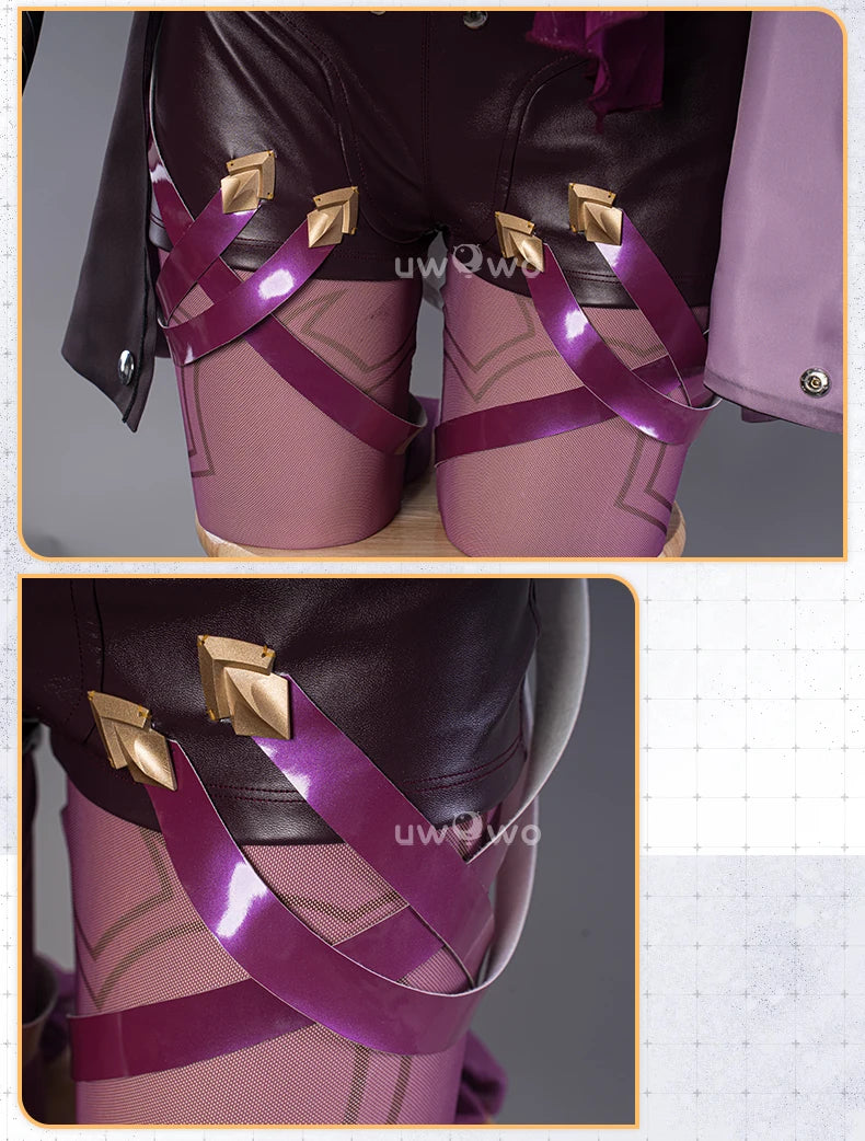 IN STOCK  UWOWO Cosplay Kafka Honkai: Star Rail Kafka Cosplay Costume スターレイル Honkai Impact Cosplay Role Play Outfit