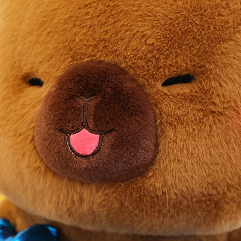 Plush Capybara Boxing Toy Stuffed Animal Cute Cuddly Pillow Decor for Kids Birthday Xmas Gift Wholesale Plush Toy Stuffed Animal