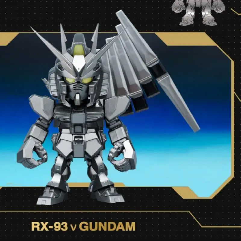Original Bandai Gundam Blind Box QMSV 5TH Anniversary Special Toy Mystery Box RX-78-2 ZAKU FREEDOM XXXG-00W0 Action Figure Gift