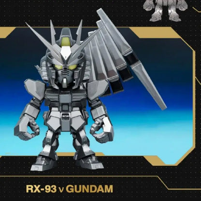 Original Bandai Gundam Blind Box QMSV 5TH Anniversary Special Toy Mystery Box RX-78-2 ZAKU FREEDOM XXXG-00W0 Action Figure Gift
