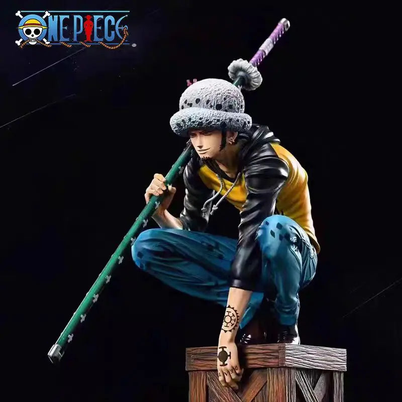 21cm/8.2inch One Piece Character Trafalgar D. Water Law PVC Action Figure Model Statue Collection Decoration Toys Gift