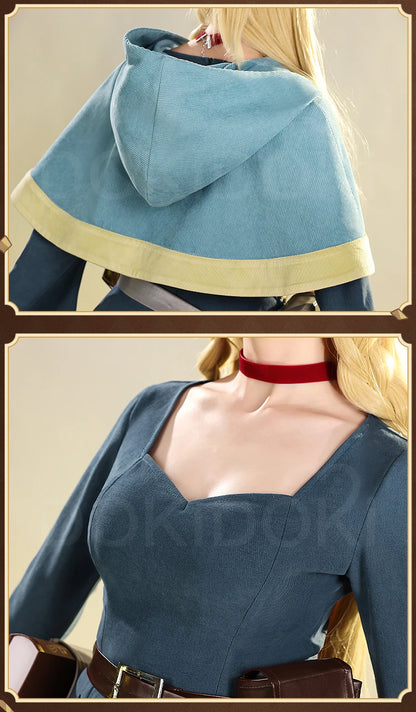IN STOCK Marcille Donato Cosplay Costume Anime Delicious in Dungeon Cosplay DokiDoki-SR Women Uniform Dress Marcille Cosplay