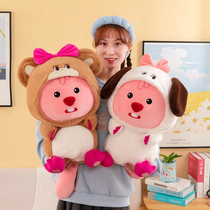 33-60cm/ Kawaii Original Anime Cartoon Plush Toy Little Beaver Rock Animal Serie Cute Plush Doll Interior Decoration Kids Gift