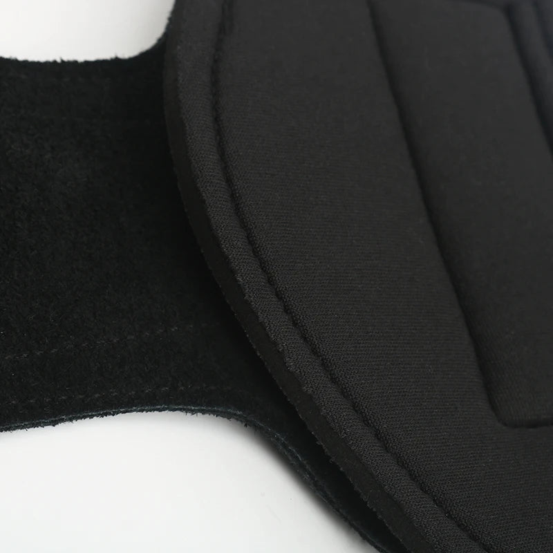 SKDK Gym Grips Cowhide Palm Guards Weightlifting Gymnastics Workout Gloves Fitness Training Equipment - black