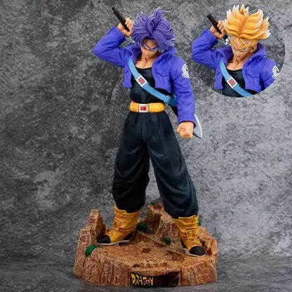 2025 48cm Dragon Ball Z Anime Figurine Trunks Figure Super Saiyan Trunks Pvc Model Statue Doll Collection Decoration Toys Gifts