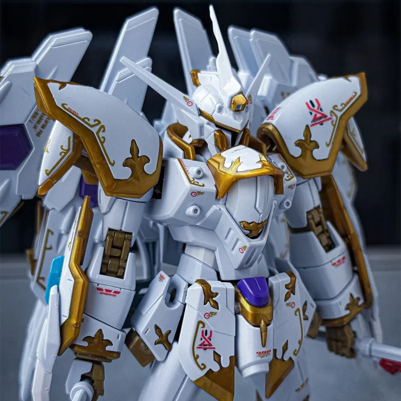 HG 1/144 Seed Freedom Black Knight Squad Model Kit with Light Wings Water Stickers Action Figures Assembled Collectible