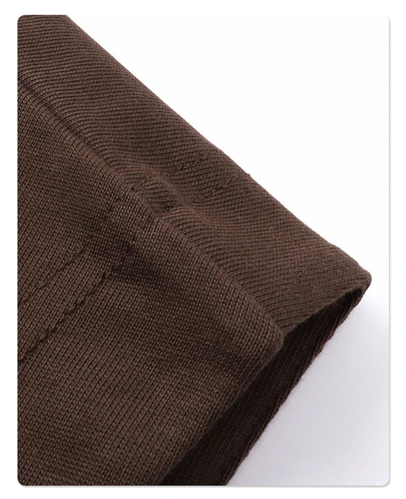 ZODF Trendy Men Summer Solid Cotton Tank Tops Unisex Oversized 275gsm Patchwork Sleeveless Tees Vests HY1051