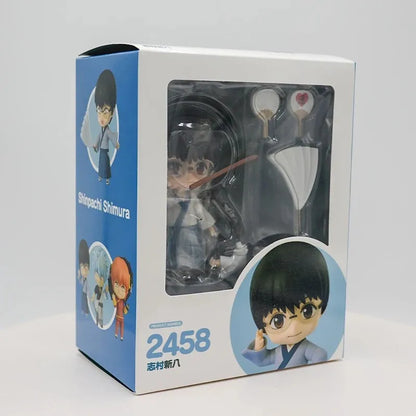 10cm Gintama Anime Figure #2420 Sakata Gintoki Action Figure Humorous Man Figurine PVC Collection Model Doll Toys Birthday Gifts