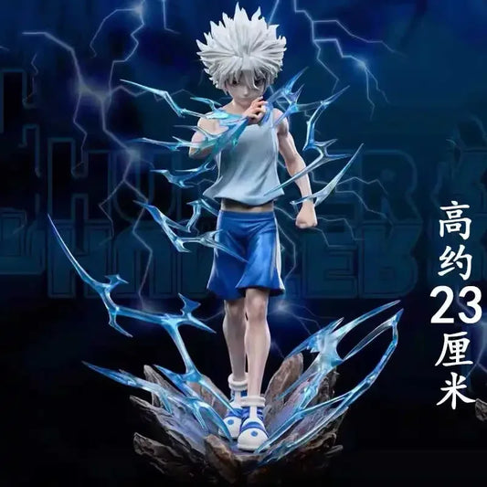 23cm Hunter Anime Figures Killua Zoldyck Figure Manga Action Figure Pvc Model Statue Collection Decoration Toys Gift Ornaments