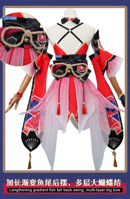 Honkai Star Rail Sparkle Cosplay Costume Asian Size Polyester