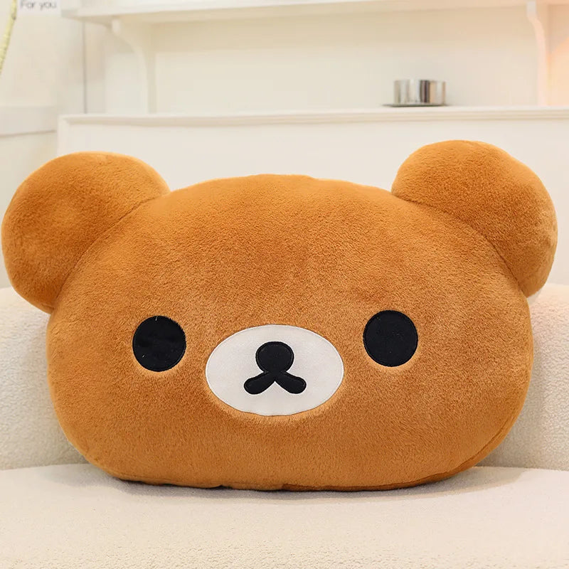 75CM Big Size Rilakkuma Kawaii Cartoon Anime Plush Stuffed Doll Room Decoration Plushies Pillow Cute Peluche Ornaments Gifts