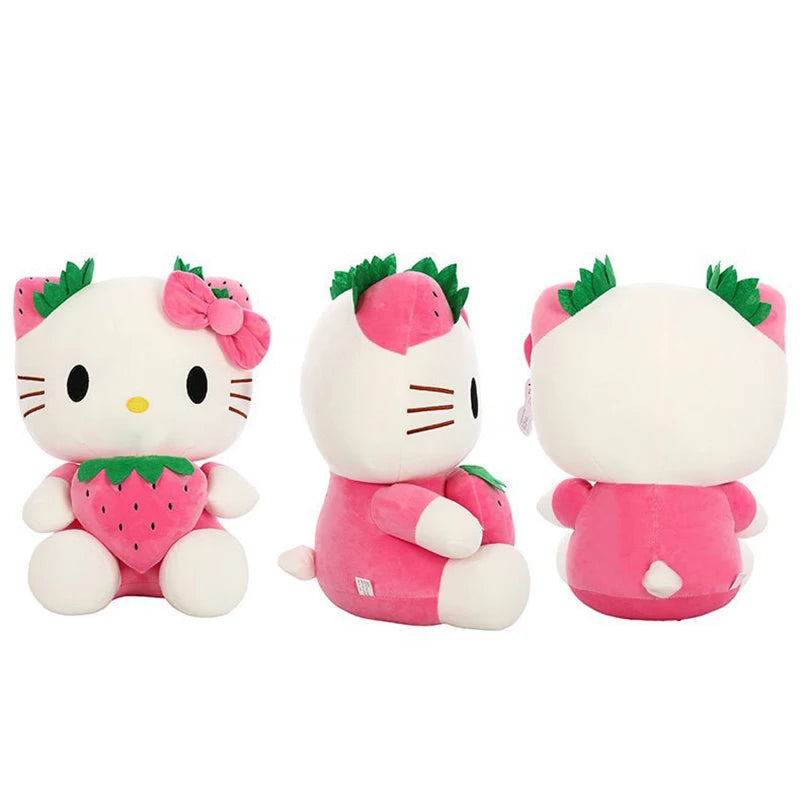 20-45cm Aoger Hello Kitty Plush Toys Anime Kawaii Pillow Doll Stuffed Animal Children Plushies Decoration Peluche Birthday Gift