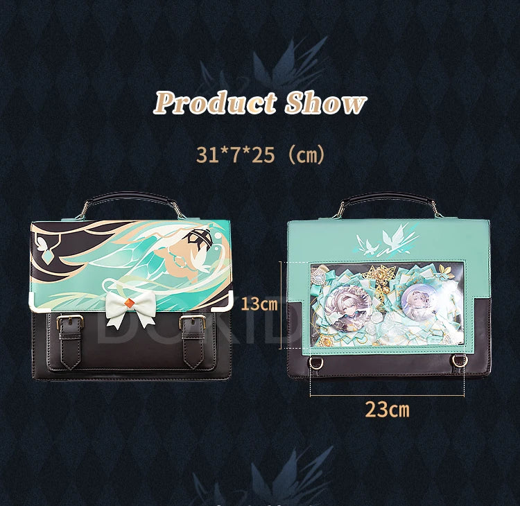 IN STOCK Firefly Dan Heng IL Blade Doujin Bag Game Honkai: Star Rail DokiDoki Cosplay Props School Bag Halloween