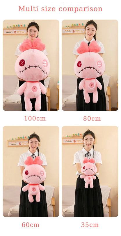 Disney Lilo & Stitch Scrump Plush Toys Anime Plushie Stich Dolls Kawaii Cartoon Pink Pillow Soft Stuffed Gift Children Christmas