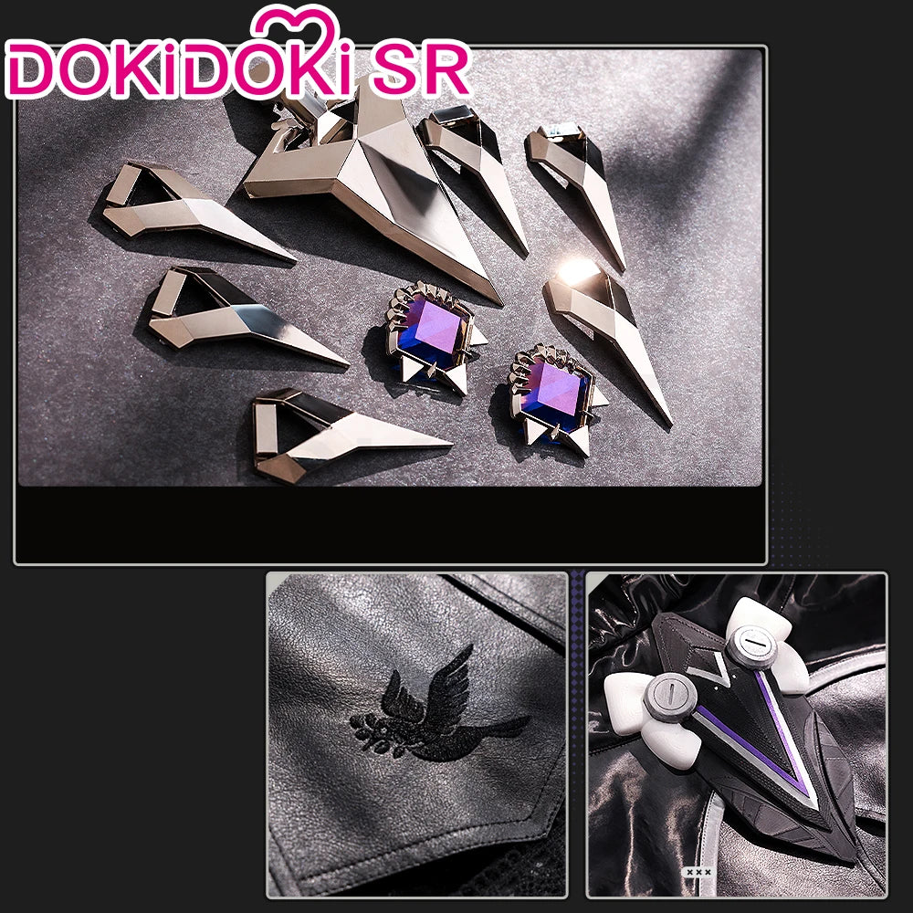 IN STOCK Vivian Banshee Cosplay Costume Game Zenless Zone Zero DokiDoki-SR Vivian Cosplay Metal Accessories ZZZ